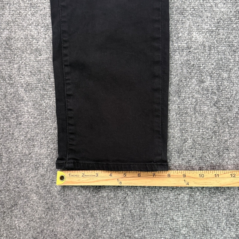 Chicos High Rise Straight Leg Jeans Womens Size 00R US 2 Black Stretch Denim - Picture 12 of 12